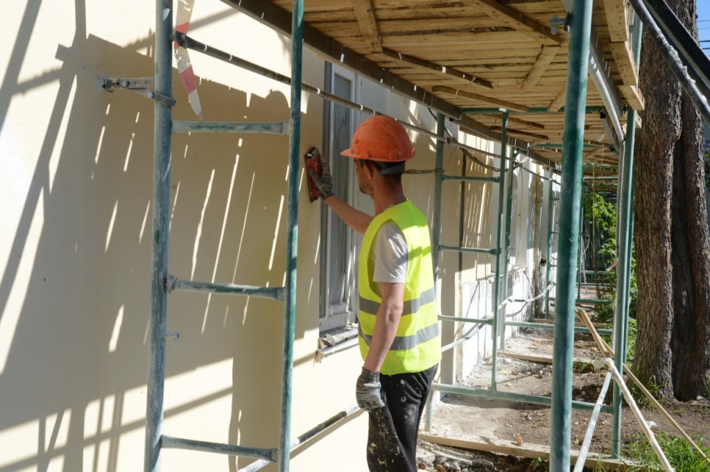 В Коломне продолжается капремонт дома, который имеет статус объекта культурного наследия