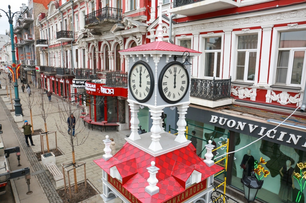 В Воронеже «пошли» Михайловские часы